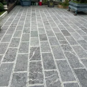 Đá Xanh Đen Khò Lửa 30x60x3cm Khò Nhám + Viền