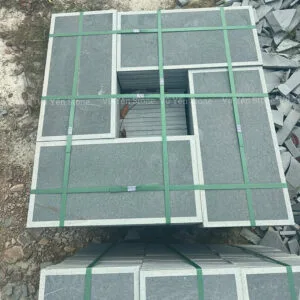 Đá Lát Xanh Rêu 30x60x2cm Mài Hone + Cà Viền